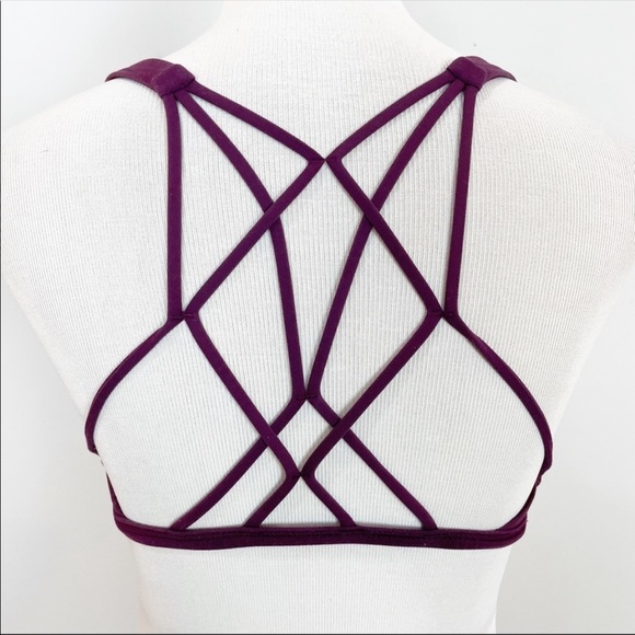 lululemon athletica Tops - Lululemon Plum Purple Free To Be Zen Sports Bra